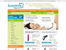 Tablet Screenshot of lovestore.de